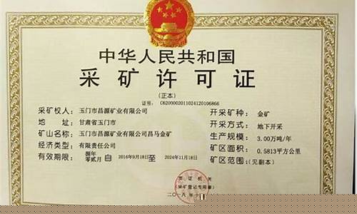 采矿许可证查询(怎么查询采矿许可证)_https://www.wguangz.com_大商所_第1张